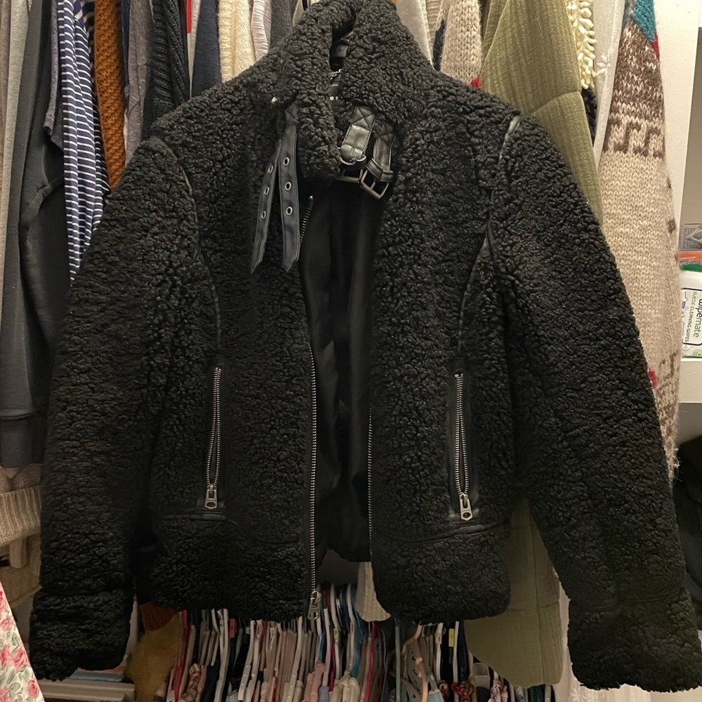 Lucky Brand Sherpa Moto-Jacket